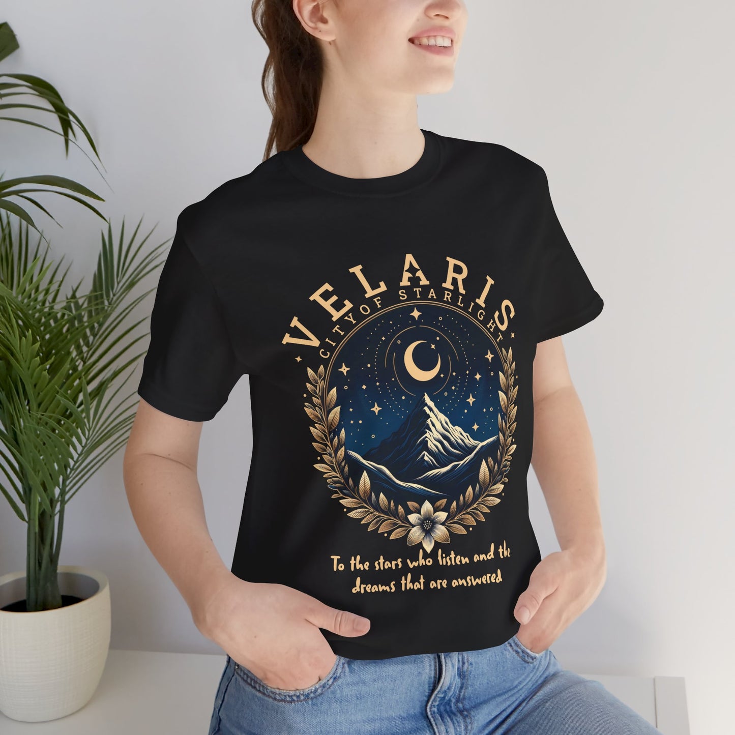 ACOTAR Velaris Night Court Unisex Softstyle T-Shirt, Book Lover Tee, Fantasy Shirt, Literary Gift, Bookworm Apparel