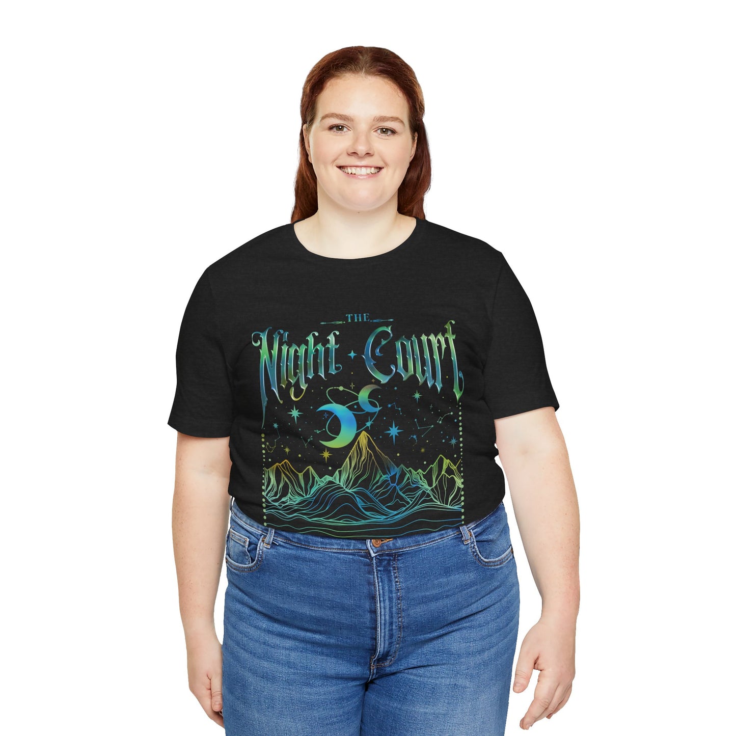 ACOTAR Night Court Unisex Softstyle T-Shirt, Book Lover Tee, Fantasy Shirt, Literary Gift, Bookworm Apparel - Velaris