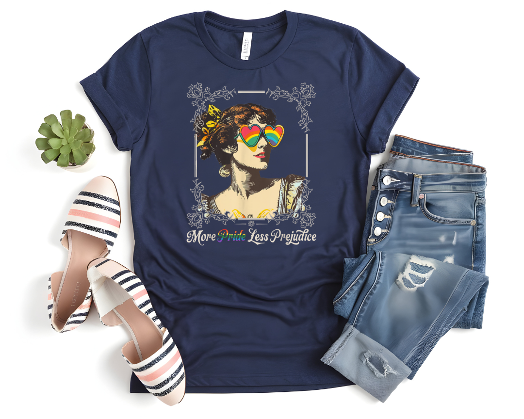 More Pride Less Prejudice, LGBTQ Shirt, Proud Ally Shirt, Pride Month Shirt, LGBTQ Apparel, LGBTQ Gift, Pride Parade