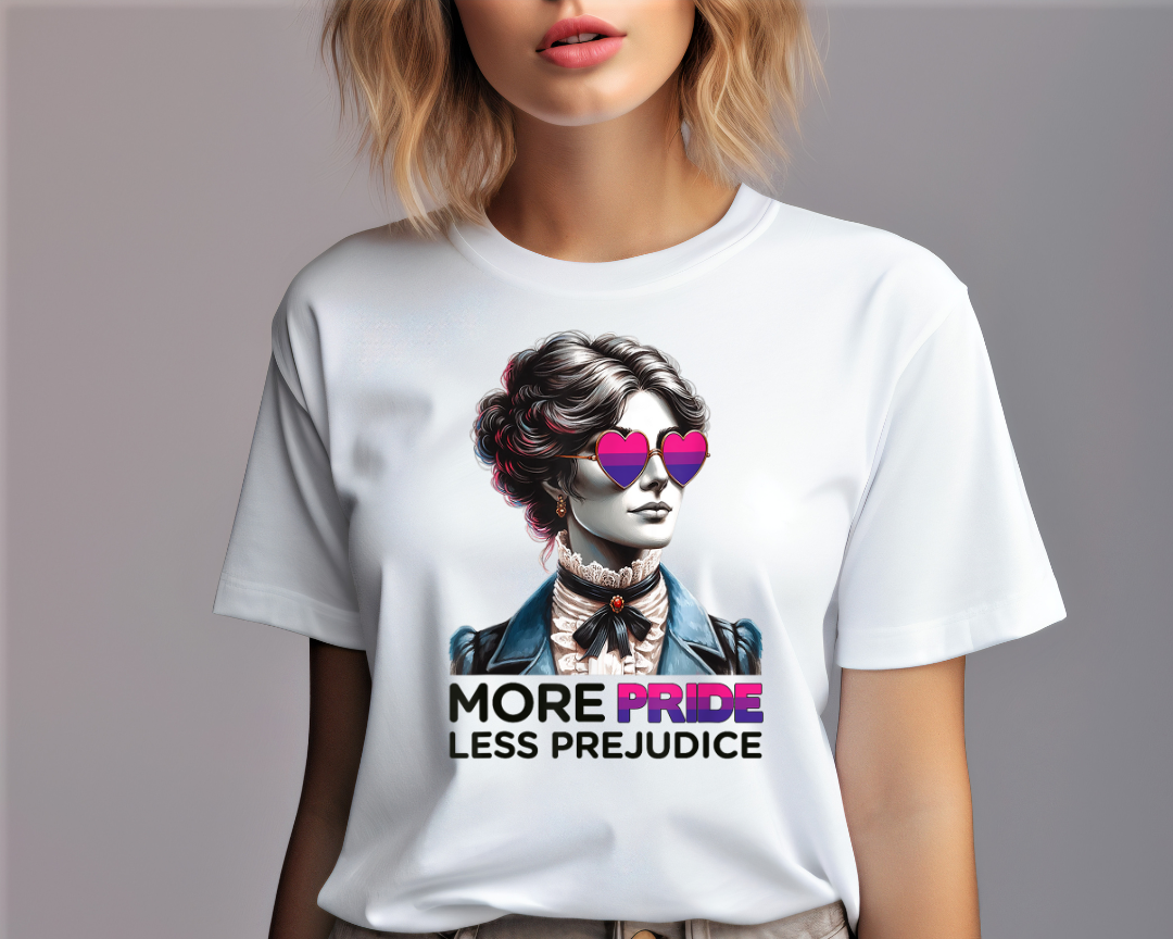 More Pride Less Prejudice, LGBTQ Shirt, Proud Ally Shirt, Pride Month Shirt, LGBTQ Apparel, LGBTQ Gift, Pride Parade