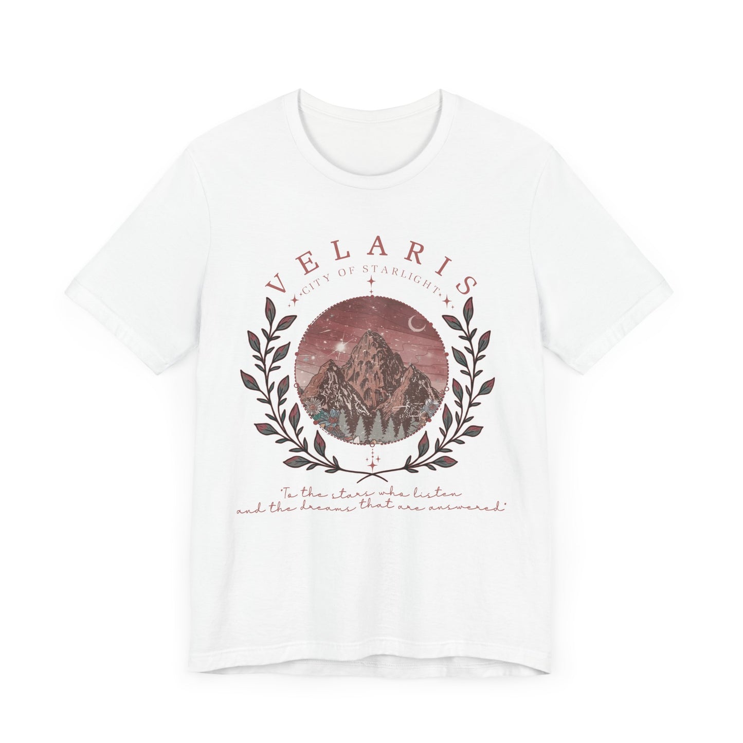 ACOTAR Velaris Unisex Softstyle T-Shirt, Book Lover Tee, Fantasy Shirt, Literary Gift, Bookworm Apparel - Velaris