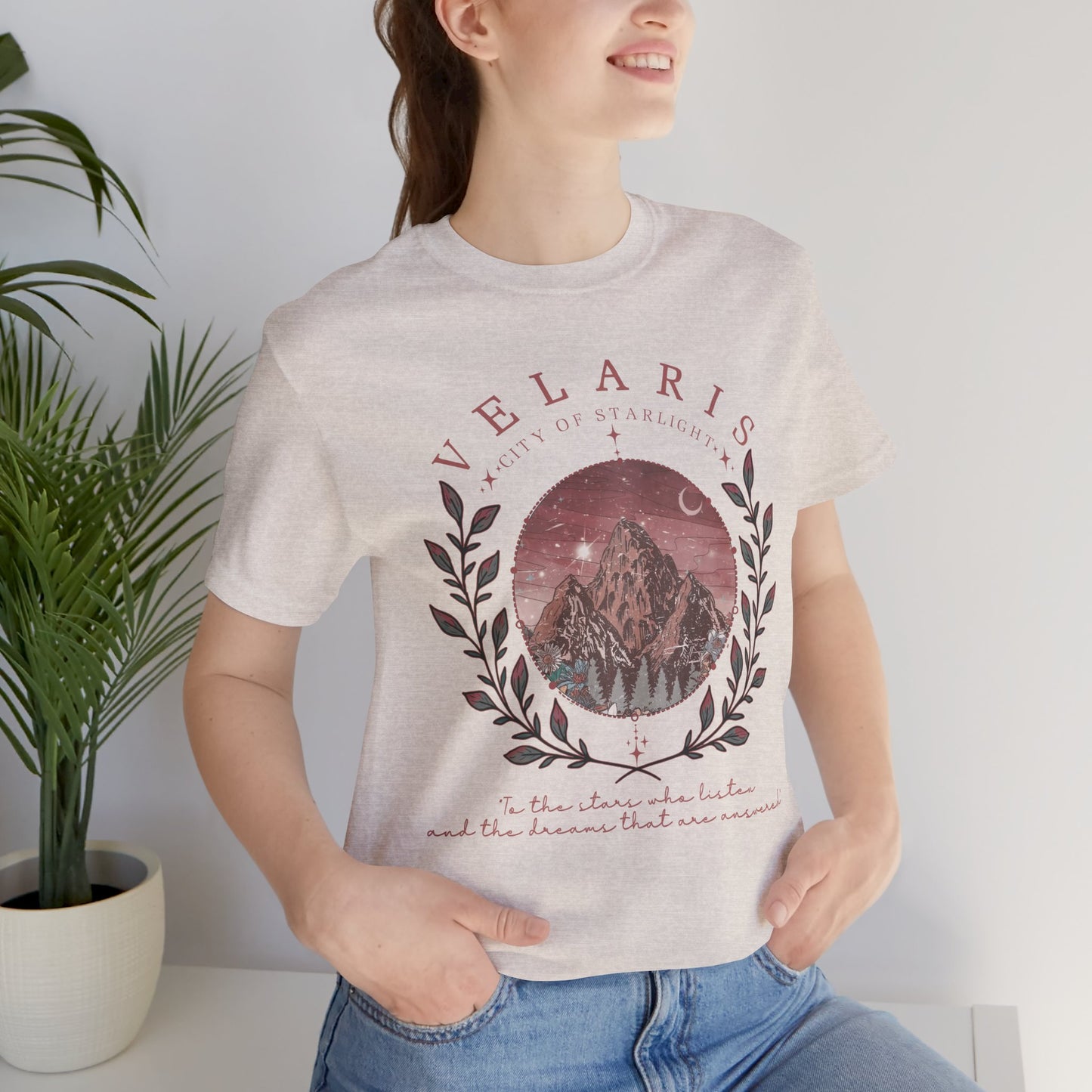 ACOTAR Velaris Unisex Softstyle T-Shirt, Book Lover Tee, Fantasy Shirt, Literary Gift, Bookworm Apparel - Velaris