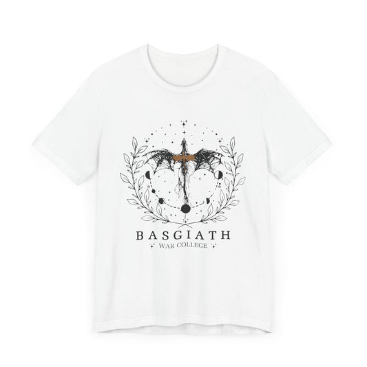 Basgiath War College - Fourth Wing Merch Unisex Softstyle T-Shirt, Iron Flame, Tairn and Violet Sorrengail, Graphic Tee, Fantasy Shirt,