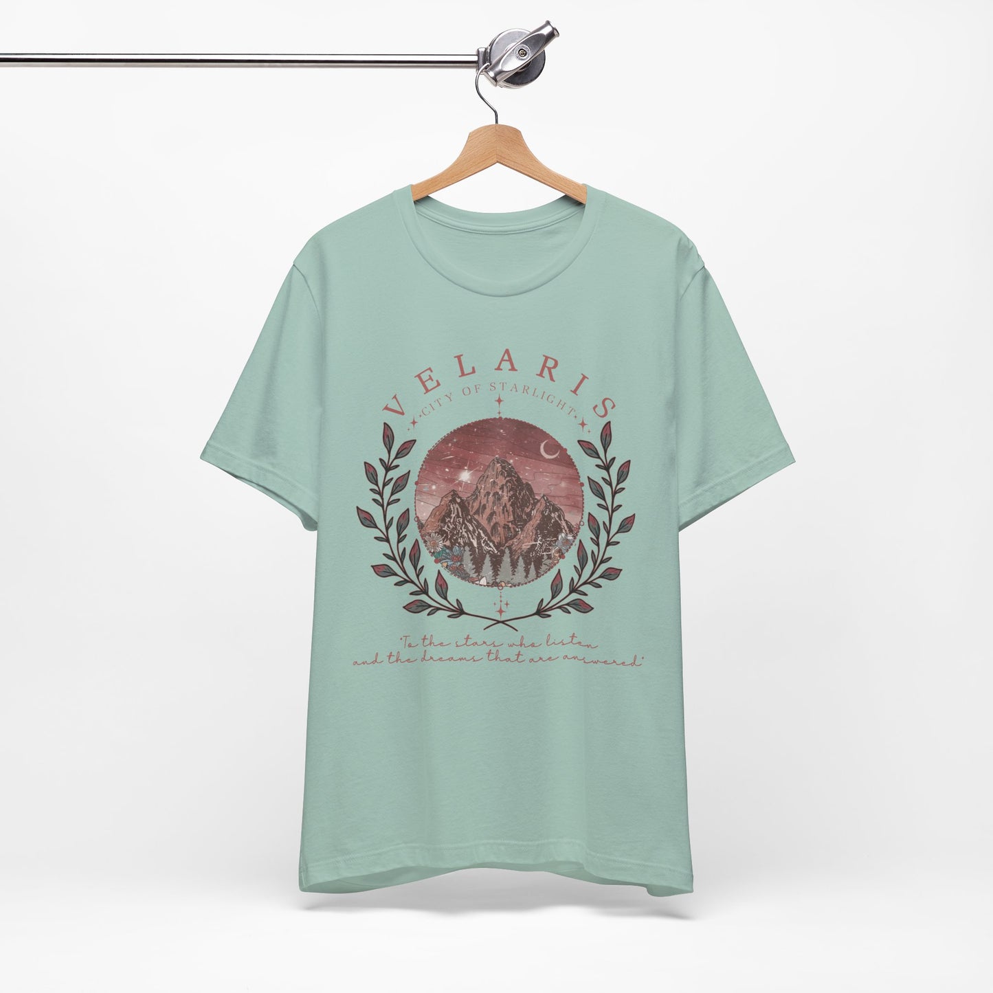 ACOTAR Velaris Unisex Softstyle T-Shirt, Book Lover Tee, Fantasy Shirt, Literary Gift, Bookworm Apparel - Velaris