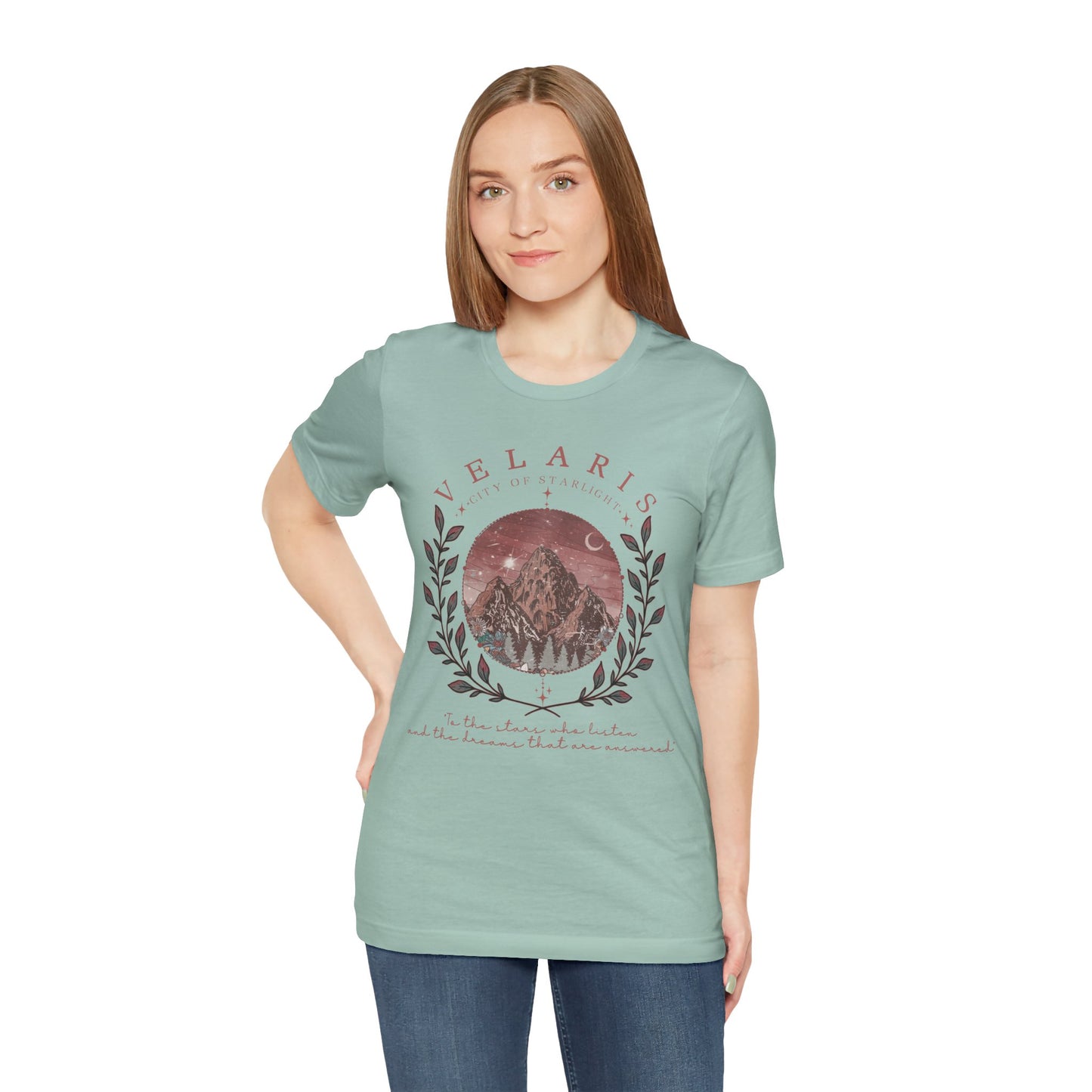 ACOTAR Velaris Unisex Softstyle T-Shirt, Book Lover Tee, Fantasy Shirt, Literary Gift, Bookworm Apparel - Velaris